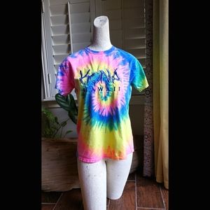 Tie dye Kona Hawaii t shirt